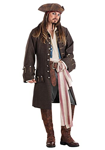 FUN Costumes Adult Deluxe Jack Sparrow Pirate Costume Large