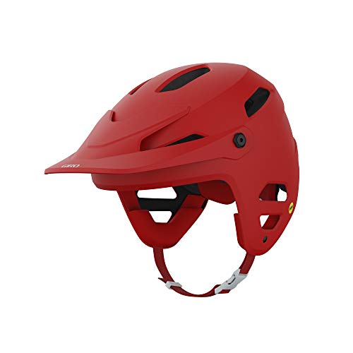 Giro Tyrant Spherical Adult Mountain Cycling Helmet - Matte Trim Red (Discontinued), Large (59-63 cm)