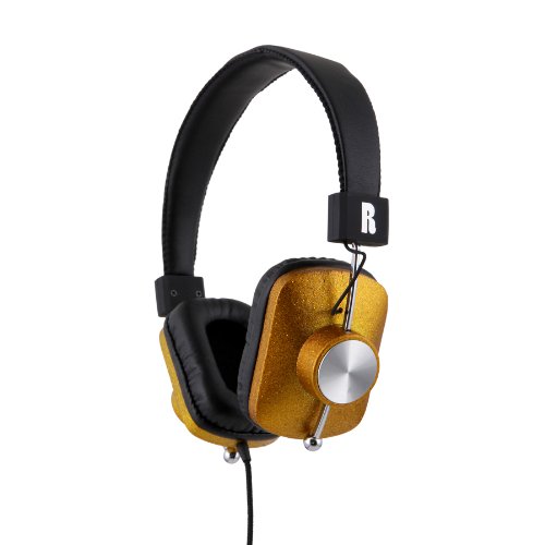 Eskuche Control-I GLD On-Ear Audio Headphone - Gold Flake
