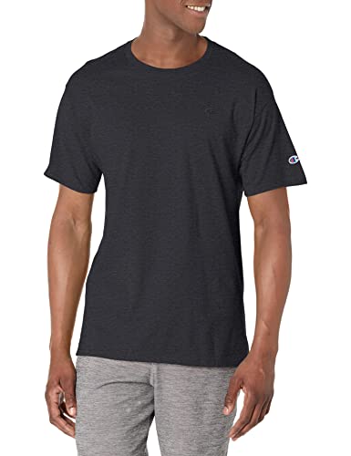 Champion Mens Classic T-shirt, Everyday Tee For Men, Comfortable Soft (Reg. Or Big & Tall), Black, X-Large US