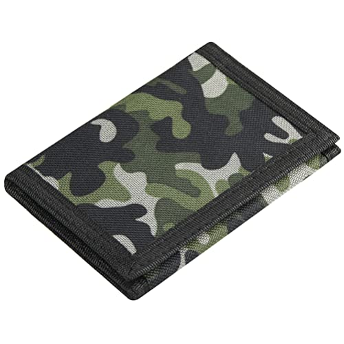 Camo Kids Wallet for Boys Girls Teen, Cheap Little Boys Wallet for Kids Ages 4-5-6-7-8-9-10-12, Camouflage Youth Wallets w/Zipper Coin Pocket, Tri Fold Child Childrens Wallet Novelty Birthday Gift