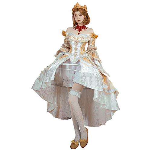 Identity V Mary Cosplay Costume Bloody Queen Fancy Outfits Medieval Renaissance Dress