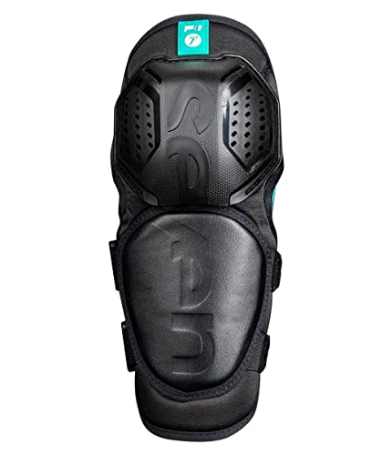 Seven Particle Peewee Knee Guard (Black, One Size)