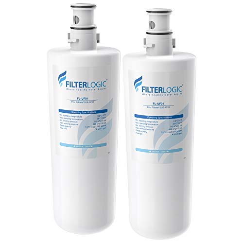 Filterlogic 3US-AF01 Under Sink Water Filter, Replacement for Standard 3US-AF01, 3US-AS01, WHCF-SRC, WHCF-SUFC, WHCF-SUF, NSF/ANSI 42 Certified (Pack of 2)