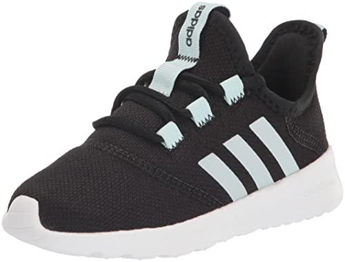 adidas Cloudfoam Pure 2.0 K Running Shoe, Core Black/Almost Blue/Dark Blue, 4 US Unisex Big Kid