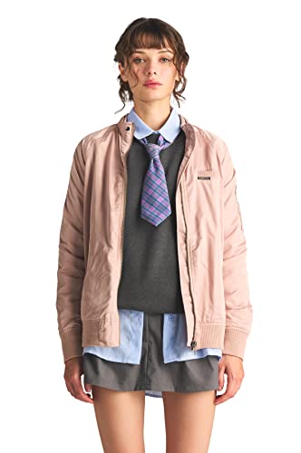 Members Only Iconic Boyfriend Jacket for Women with Satin Finish (Brush, Medium)