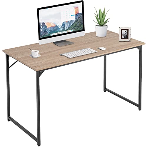 PayLessHere 47 inch Computer Desk Modern Writing Desk, Simple Study Table, Industrial Office Desk, Sturdy Laptop Table for Home Office, Nature