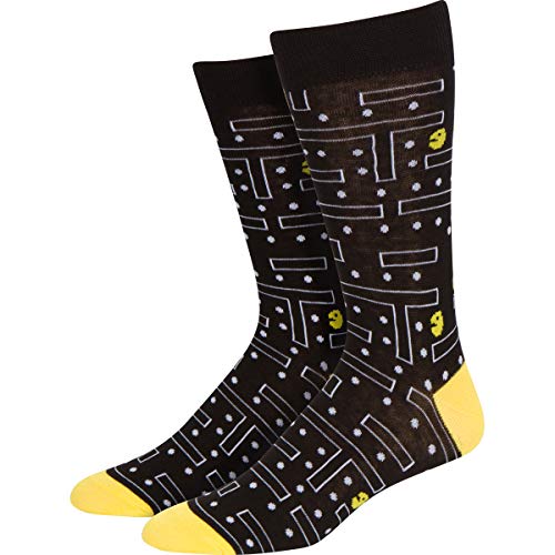 NKPT Fun Socks for Men - Mens Funny Socks, Novelty Socks, Funky Socks Men, Crazy Socks for Men, Pac-man (1-pair)