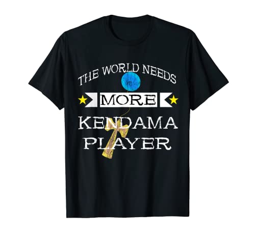 Wooden Toy Play The World Needs More Kendama Players T-Shirt