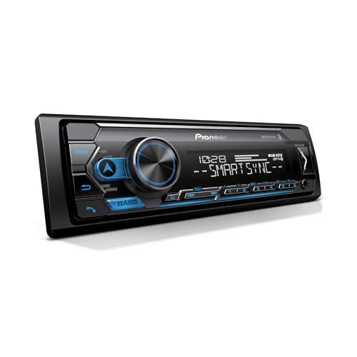 Pioneer MVH-S322BT Bluetooth Car Stereo with USB/AUX Inputs, Smartphone Connectivity, Pioneer Smart Snyc, and Hands-Free Calling for Enhanced In-Car Audio Experience