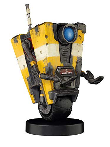 Exquisite Gaming: Borderlands 3: Claptrap - Original Mobile Phone & Gaming Controller Holder, Device Stand, Cable Guys, Gearbox Licensed Figure