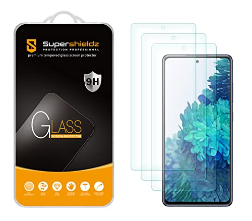 Supershieldz Designed for Samsung Galaxy S20 FE 5G Tempered Glass Screen Protector, 0.33mm Thick, Anti Scratch, Bubble Free - 3 Pack