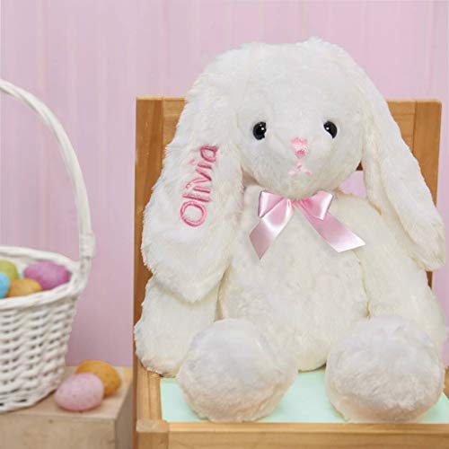 DIBSIES Personalized Hoppity Floppity Bunny 18' (Pink)