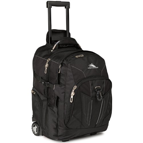 High Sierra XBT - Business Rolling Backpack, Black, One Size