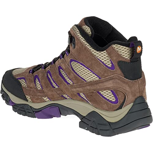 Merrell Women's Moab 2 Vent Mid Hiking Boot, Bracken/Purple, 10 M US