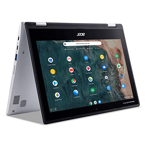 Acer Chromebook Spin 311 Convertible Laptop | Intel Celeron N4000 | 11.6' HD Touch Corning Gorilla Glass Display | 4GB LPDDR4 | 64GB eMMC | Intel 802.11ac Gigabit WiFi 5 | Chrome OS | CP311-2H-C7QD