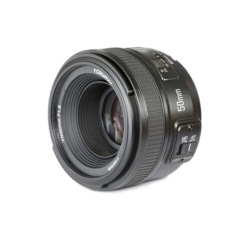 YONGNUO YN50mm F1.8N Standard Prime Lens, Large Aperture Auto Manual Focus AF MF for Nikon DSLR Cameras