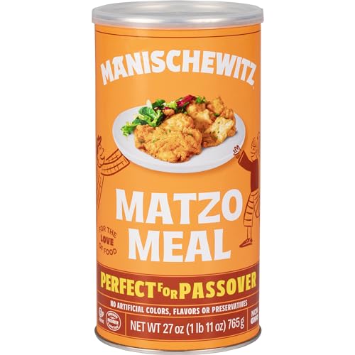 Manischewitz Matzo Meal, 27 Ounce Resealable Canister' Kosher For Passover