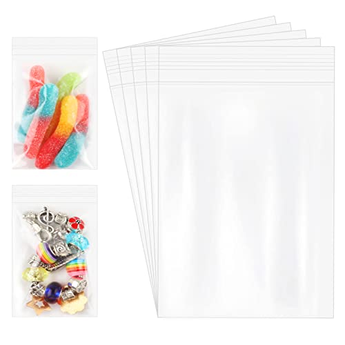 700 Count 2x3 Inch Small Plastic Bags, 1.4 Mil Resealable Ziplock Baggies Clear Bags for Packaging, Jewelry, Bead, Screws, Pill