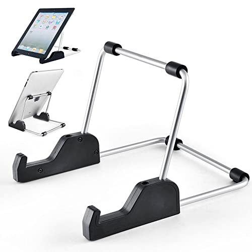 Kinizuxi Tablet Stand Adjustable, Aluminum Alloy Non-Slip Tablet Holder for Desk Fit for Tablets, ipad Samsung and Kindle Fire, Display Stand Picture Frame Stand for Photo