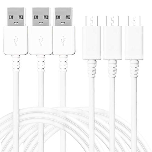 3PAck Android Charging Cable, 10ft Charger Cable,Durable Micro USB Cord Fast Charging Sync Wire Compatible Cable
