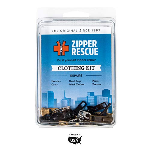 Zipper Rescue Zipper Repair Kits – The Original Zipper Repair Kit, Made in America Since 1993 (Clothing)