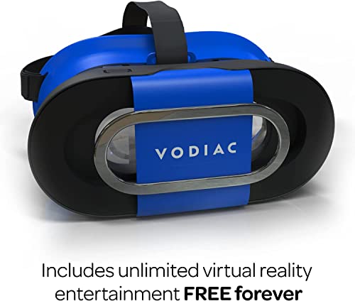 Vodiac VR - Virtual Reality Goggles, Carry Case, Free VR Videos & More via The Vodiac in-App Streaming Service. Powered by Your Smartphone iPhone Android Compatible