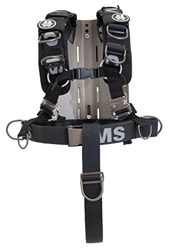 OMS Dive Backplate w/Comfort Harness System III (Stainless-Steel)