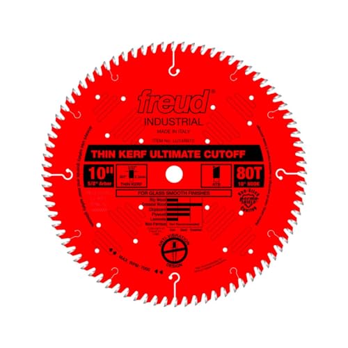 Freud LU74R010: 10' Thin Kerf Ultimate High Production Cut-Off Saw Blade