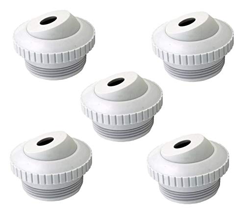PoolSupplyTown Pool Spa 1/2' Opening Hydrostream Return Jet Fitting SP1419C with 1-1/2' Inch MIP Thread Replacement for Hayward SP1419C (5 Pack)