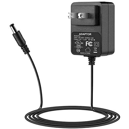 12V AC Adapter for Western Digital Wd Power Supply Charger: UL Listed Extra Long Cord My Book Av DVR Expander Essential Elite Studio Elements Cloud Da-24b12 Wa-18g12 ADS-24S-12 WDPS037RNN