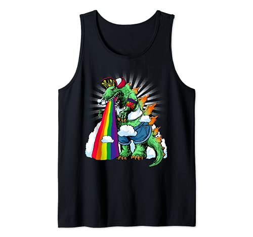 LGBT Rainbow Spitting Pride Beast Tank Top