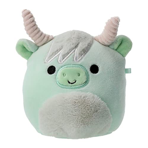 Squishmallows 4.5/'' Iver The Longhorn Cow, SQER00353