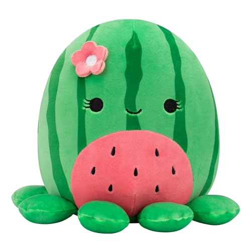 Squishmallows Original 8-Inch Marcella Watermelon Octopus - Official Jazwares Plush