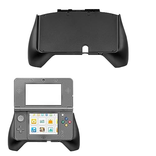 Mcbazel Plastic Hand Grip Holder Gaming Case with Handle Stand for Nintendo New 3DS Black ( NOT FOR XL version )