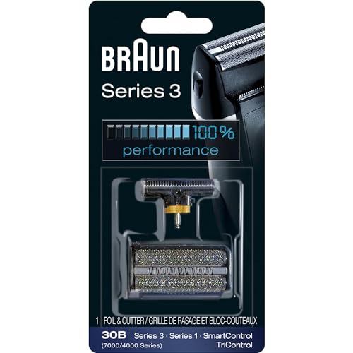 Braun Series 3 Old Generation Electric Shaver Replacement Head - 30B - Compatible with Electric Razors SmartControl, TriControl, 340, 330, 320, 310, 300