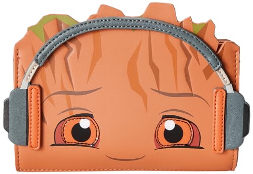 Loungefly Marvel: Guardians of The Galaxy - Groot with Headphones Wallet, Amazon Exclusive