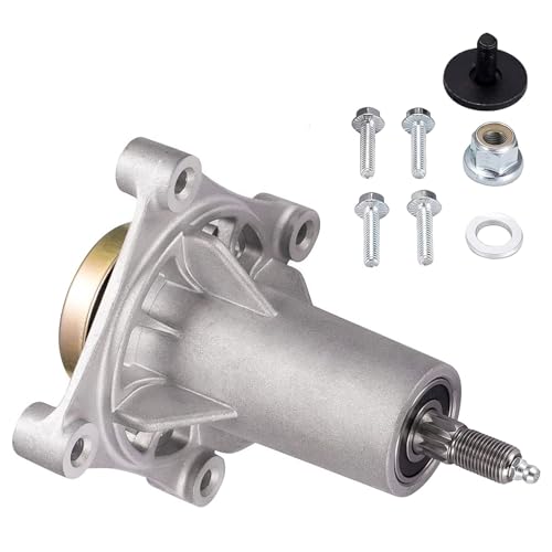UP2WIN Spindle Assembly Compatible with Craftsman/Hus/Ariens/Poulan, for 42' 46' 48' 54' Mower Deck, with Threaded Bolt and Grease Fitting