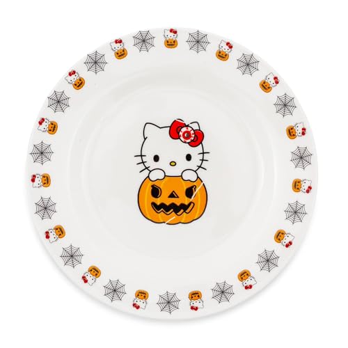 Sanrio Hello Kitty Pumpkin Boo 11-Inch Ceramic Dinner Plate