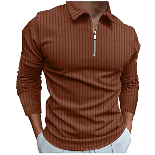 eguiwyn Golf Shirts for Men Striped Fabric T Shirt Mens Graphic tees Funny Mens Gifts Under 10 Dollars Customize Tshirt Men's Shirts Clearance Mens Big v Shirts Vintage red Black Shirt L