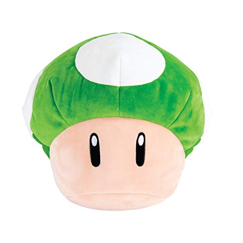 Club Mocchi- Mocchi- Nintendo Super Mario Plush - 1Up Mushroom Plushie - Collectible Squishy Plushies - 15 Inch