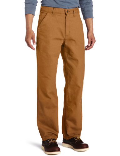 Carhartt Men's Washed Duck Work Dungaree Pant,Carhartt Brown,36W x 32L