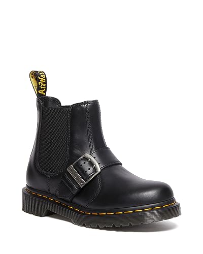 Dr. Martens Women's 2976 Chelsea Boot, Black Classic Pull Up, 8