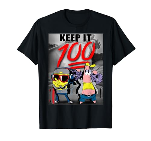 Spongebob SquarePants Keep It 100 T-Shirt T-Shirt