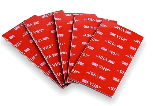 3M VHB - Rectangular Extra Strong Acrylic Foam Double-Sided Tape Pads, Water and High Temperature Resistance, for Auto, Home, and Office (1 in x 2 in) (15)