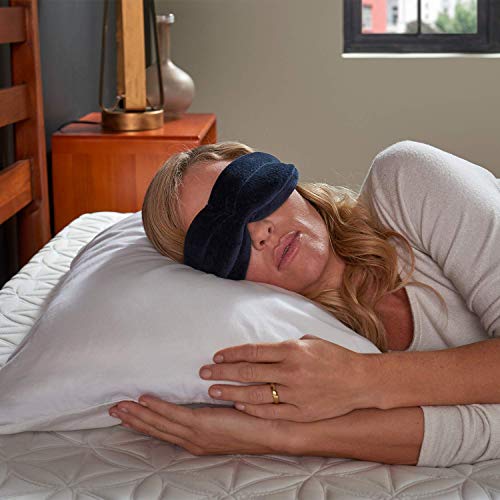 Tempur-Pedic Sleep Mask, One Size, Navy, 1 Count (Pack of 1)