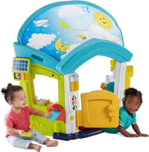 Fisher-Price Baby & Toddler Toy Laugh & Learn Smart Learning Home Playhouse with Lights Sounds & Activities for Infants Ages 6+ Months (Amazon Exclusive)