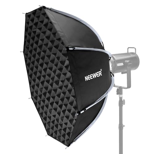 NEEWER 35'/90cm Octagonal Softbox, Quick Release Bowens Mount Softbox with Honeycomb Grid, Light Diffusers, Bag for RGB CB60 CB60B CB200B MS60B MS60C MS150B S101-300W/400W Pro Vision 4 Q4, NS35P