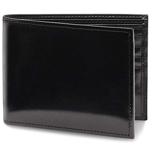 Bosca Men's Wallet, Old Leather Continental Bifold Wallet with I.D. Flap, Black