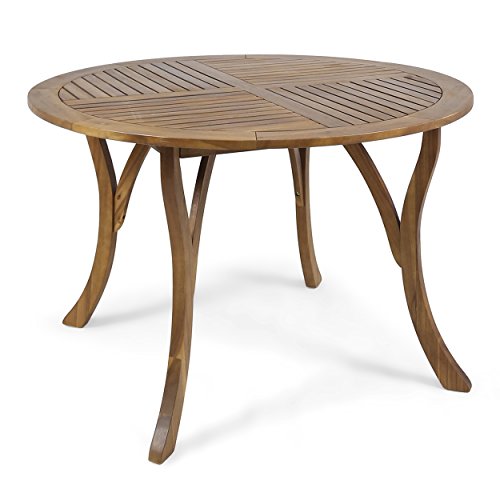 Christopher Knight Home Adn Outdoor 47' Round Acacia Wood Dining Table, Teak